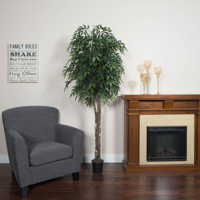 72'' Faux Tree in Pot