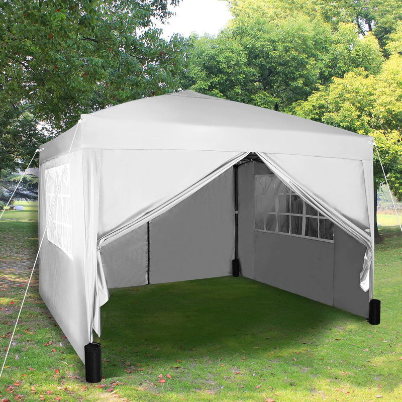 Jarrow 3m x 3m Steel Pop-Up Gazebo, White