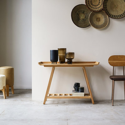 Florizel 110cm Solid Wood Console Table