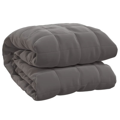 vidaXL Weighted Blanket Polyester, Glass beads