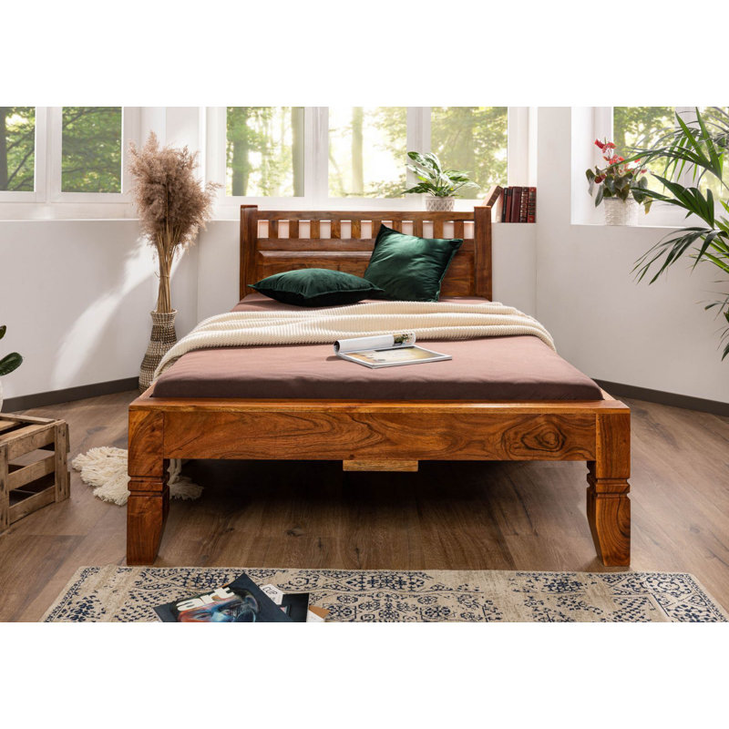 Oxford Solid Wood Bed, 127cm W x 217cm L
