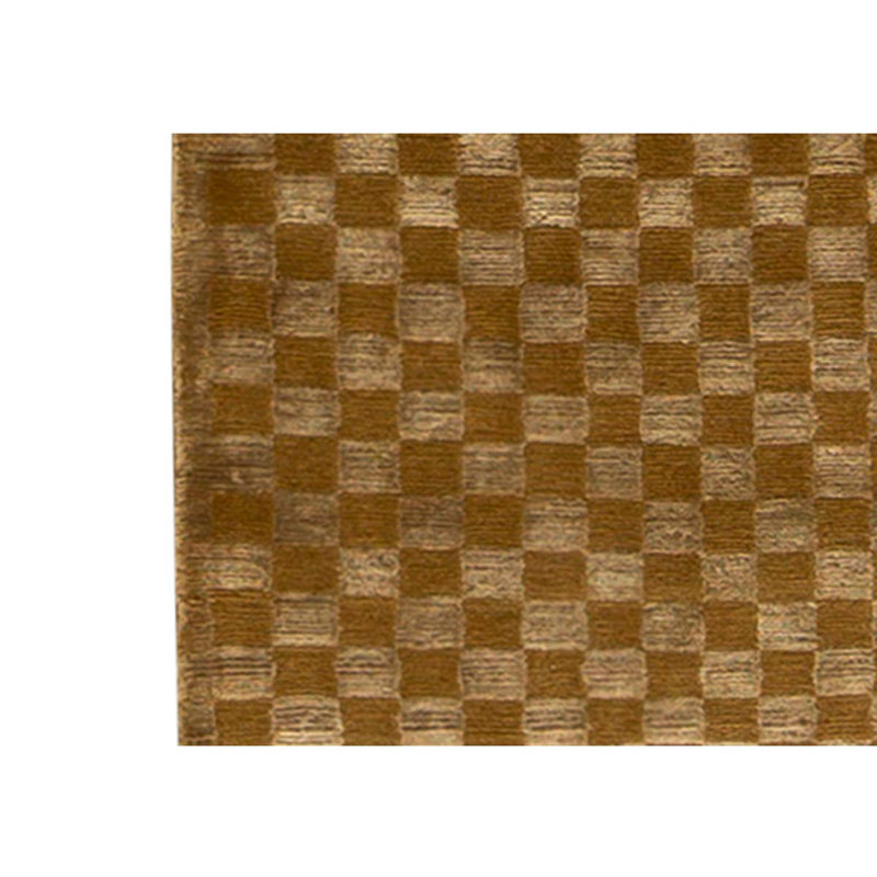 Wool Plaid Area Rug