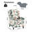 Alida Floral Print Manual Push Back Recliner-1626273291