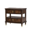 Ensemble de chambre à coucher en bois massif 3 pièces avec tables de chevet Moscow-1656773442