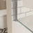 Bath Tub Pivot Shower Screen,With 1/4" Tempered Glass And Towel Bar-112539402