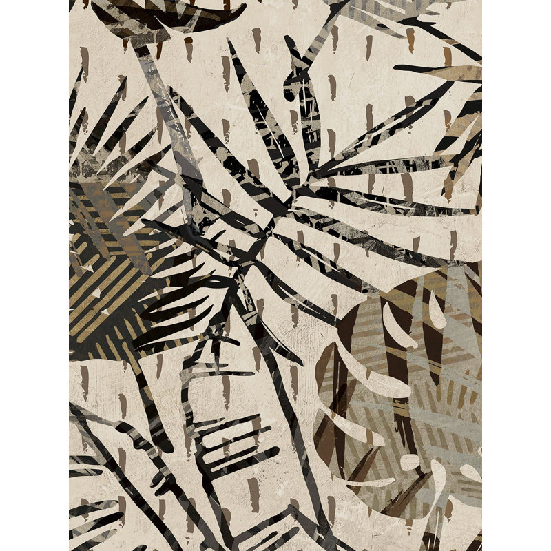 Palms Panel II by Eve C. Grant - Wrapped Canvas Painting, 100cm H x 70cm W x 4cm D