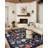 Rifle Paper Co. x Loloi Perennial Black/Navy Indoor / Outdoor Area Rug-93809914