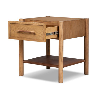 Salado 1 - Drawer Solid Wood Nightstand