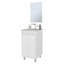 Armoire de salle de bain Saratoga avec 2 portes, blanc