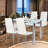 19 " H Faux Leather Upholstered Parsons Chair