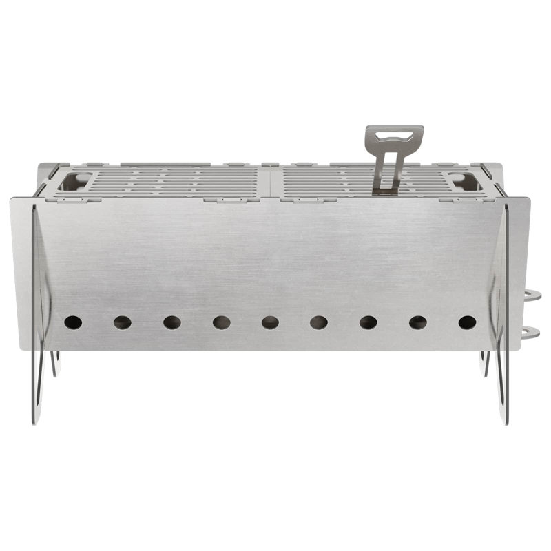 VidaXL 42cm W Wood Pellet Grill