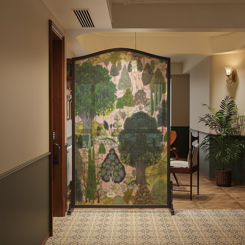 Hillian, Black/Green, 70.87" H x 39.37" W x 1.57" D