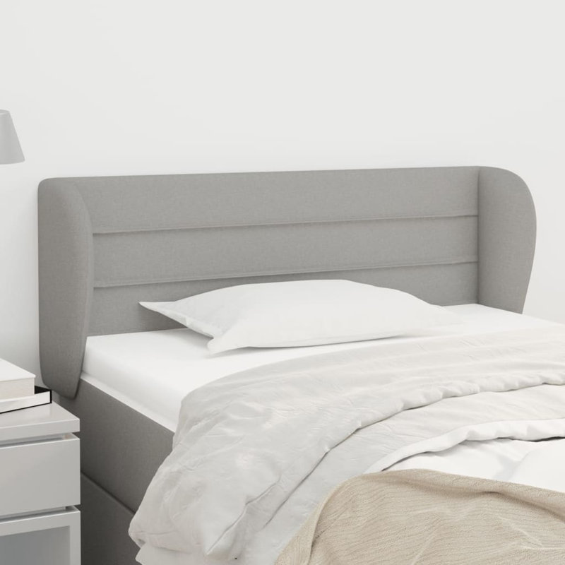 Sifert Headboard, Light Grey, 88cm H x 103cm W x 23cm D