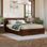 Ause Solid Wood Storage Bed