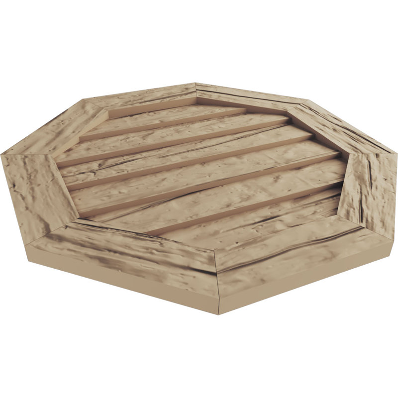 Évent octogonal Timberthane, H 27 po x l 27 po x P 1 po, Riverwood