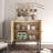 Modern Minimalist Style 31.5‘’ Wide Fluted Panel Sideboard（set Of 3）-1442060677