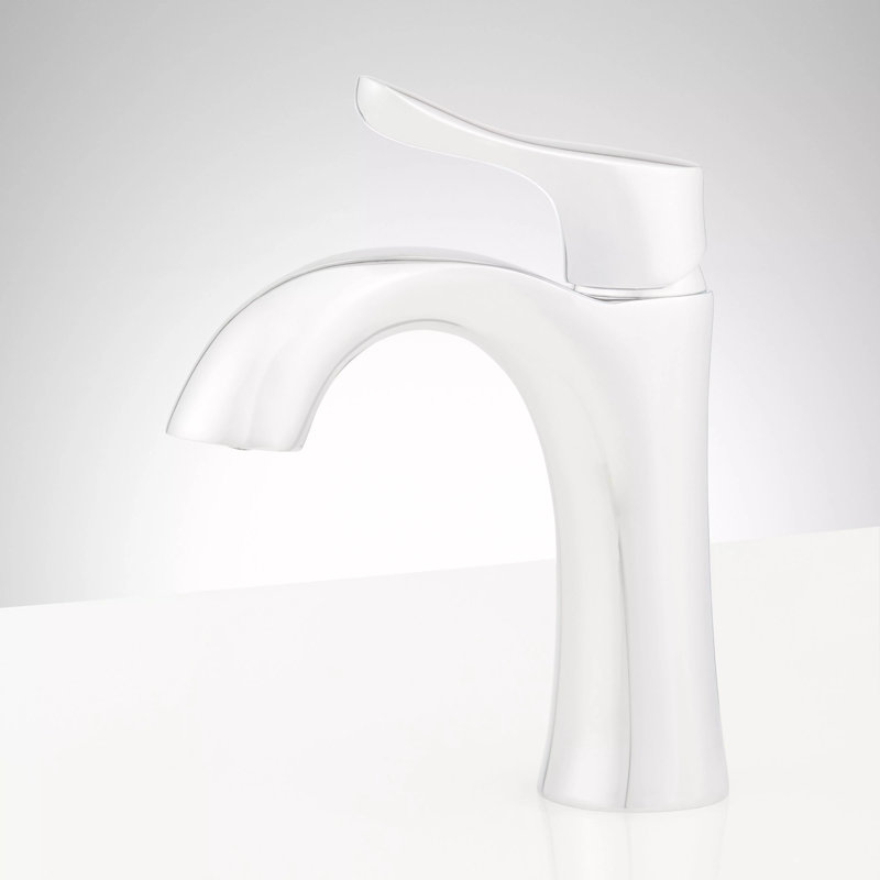 Provincetown 1.2 GPM Single Hole Bathroom Faucet with Metal Lever Handle and Pop-Up Drain Assembly, Chrome