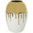 Patrich Ceramic Abstract Decorative Vase with Abstract Gold Melting Drips-304632355-304632354