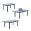 Alhan 6 - Person Patio Dining Set with Extendable Rectangular Table , Cushions Included