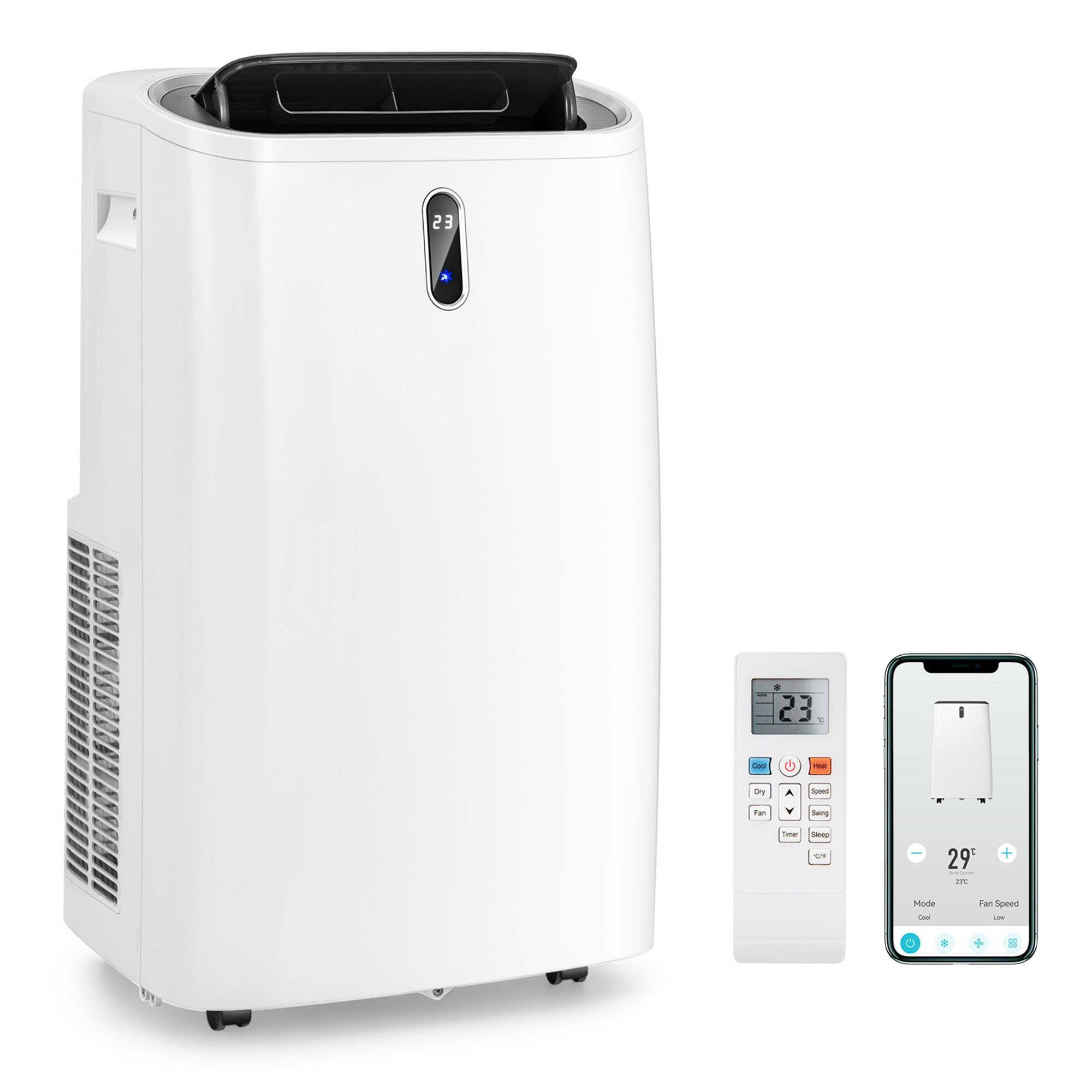 Gymax 14000 BTU Wi-Fi Connected Portable Air Conditioner for 700 Square