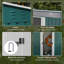 Brynlea 5.9ft. x 3.2ft. Galvanised Steel Pent Storage Shed-72839698