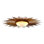 Sunburst 2-Light Fixture Flush Mount