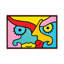 Thinking by Billy The Artist - Print on Canvas-364117437-364117436