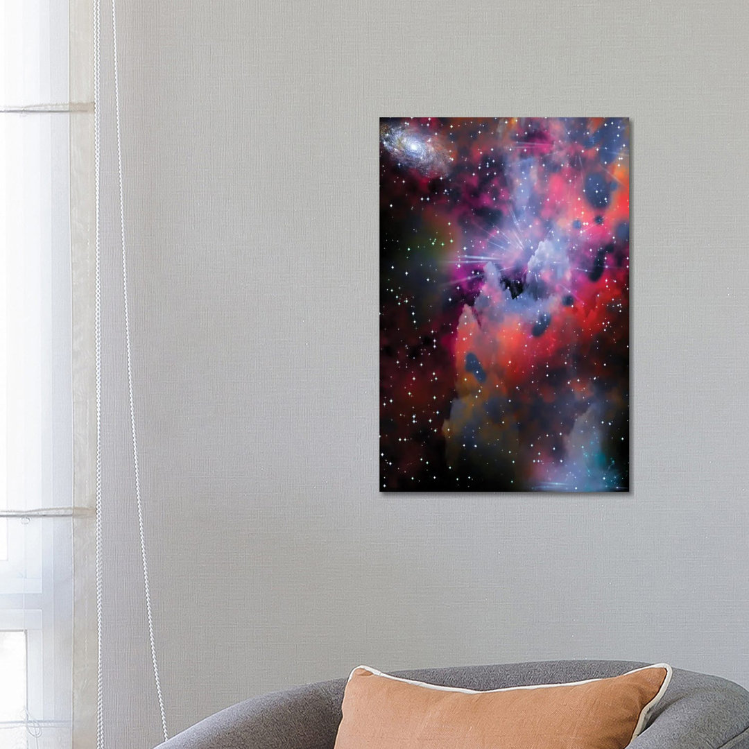 Galaxies And Nebulae In Deep Space by Bruce Rolff - Wrapped Canvas Print