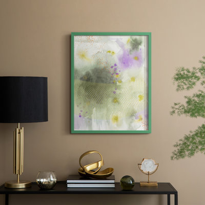 «Veil Of Sunshine II», reproduction encadrée - bois massif