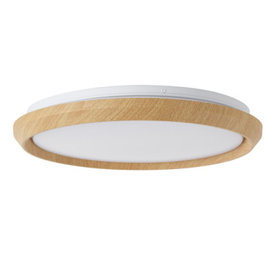 1-lamp matte white LED dimmable acrylic ceiling light