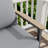 78" Wide Aluminum Outdoor Patio Sofa with Wood-Look HDPE Armrests & Deep Cushions-744547778