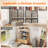 Wardrobe Organizer Clothes, Jean Organizers For Closet With Support Board 6 Compartment Foldable Closet Drawer Storage 16.5 X 10.6 X 6.7 Inches For Pants, T-shirts, Sweater, Legging, 4-pack