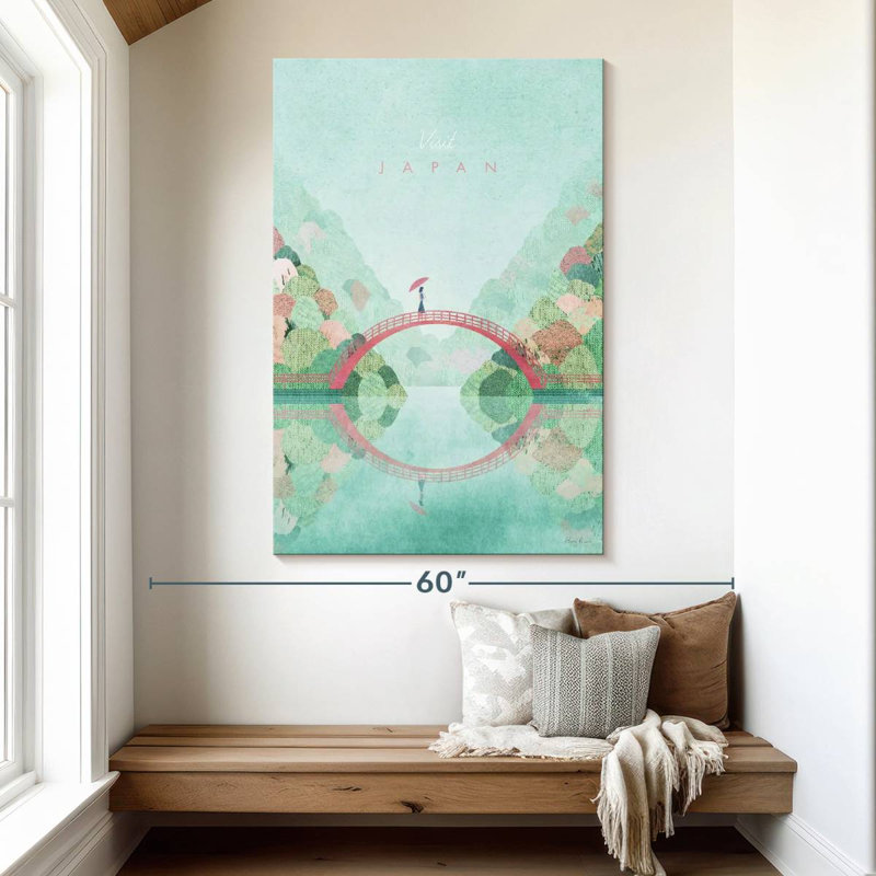 Affiche de voyage Aime, Japon, automne, H 51 po x l 34 po