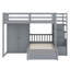 Lit superposé avec garde-robe, tiroirs-449273309