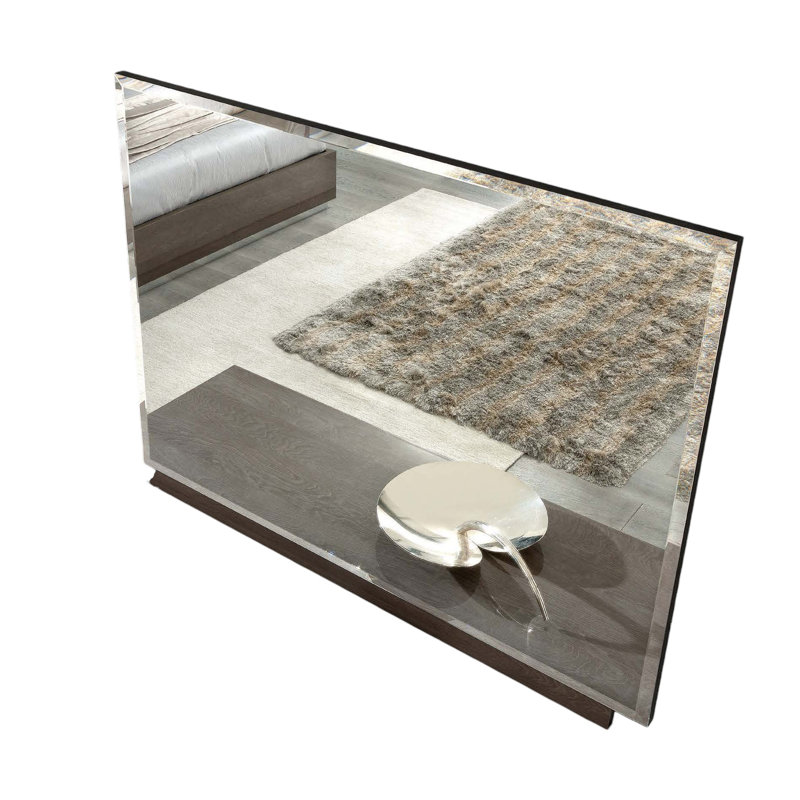 Rectangle Solid Wood Dresser Mirror
