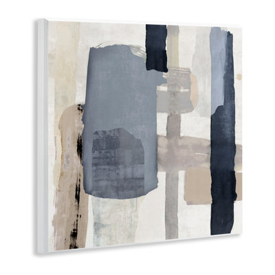 Expressive Linear Collage Wall Plaque Art, design by Jacob Q