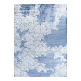 Overdyed One-of-a-Kind Rectangle 9' X 12'2" Hand Knotted Area Rug