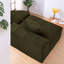 Canapé modulaire en chenille vert modulaire à compression pour la maison