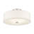 Flaire Fabric Semi Flush Mount-535900989-420096979