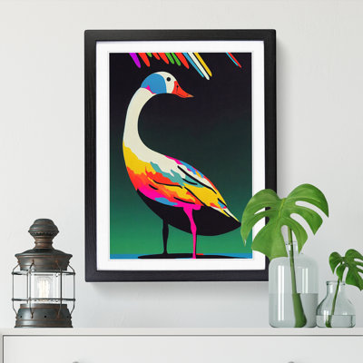 Goose Painting Pop Art - Picture Frame Print