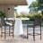 Lansdale Iron,Polyethylene (Pe) Wicker Outdoor 29.90'' Bar Stool-446008874