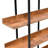 5 Tier Bookcase Home Office Bookshelf, Industrial Style Shelf with Metal Frame-1839920559-1864945116