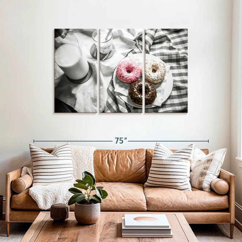 Yarlin Doughnuts, 36" H x 57" W