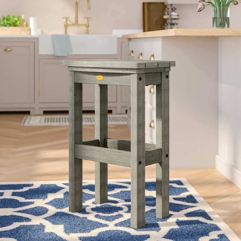 Tabouret de bar Arbnora, Teck côtier, 29"