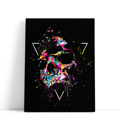 Crâne X - reproduction d'art sur toile