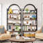 183.9cm H x 80cm W Iron Etagere Bookcase-1135517969