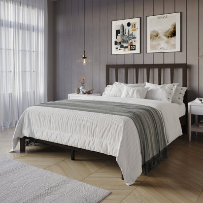 Morsly Solid Wood Platform Bed