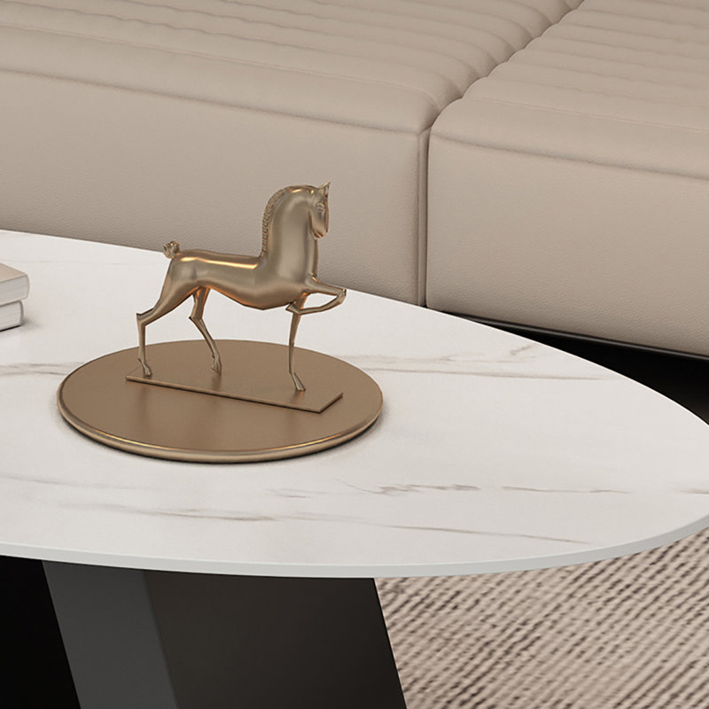 Table basse simple, Blanc