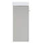 Armoire murale de meuble-lavabo murale contemporaine 16 po avec lavabo en céramique Maaris - idéale pour les petites salles de bain-162755150