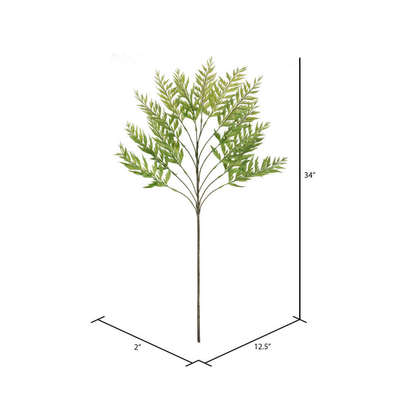 Ensemble de 2 plantes artificielles en fougère